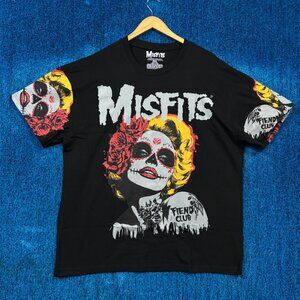 Misfits Fiend Club Day of the Dead Marilyn Manroe Tee 2XL